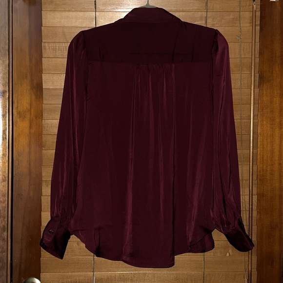 NWT Banana Republic Burgundy Long Sleeve
Satin Pullover - Picture 6 of 11